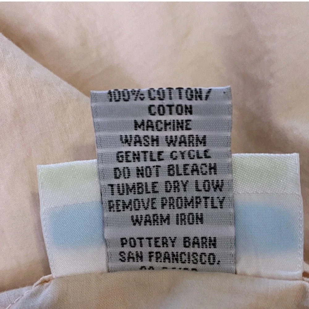 Y2K Pottery Barn B + B Floral Euro Pillow Sham 31
